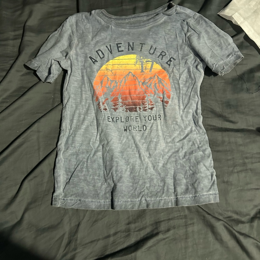 Kids adventure shirt.